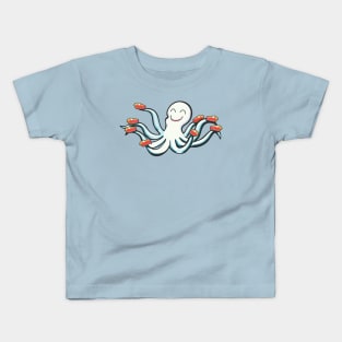 Octopie (Pie Loving Octopus) Kids T-Shirt